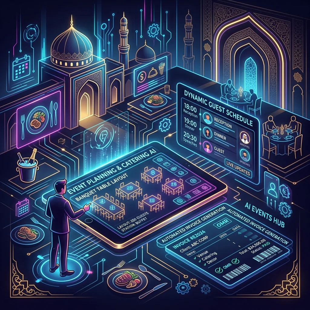 ai_catering_events_muscat - حلول الذكاء الاصطناعي المبتكرة من AI Profit Lab لتطوير أعمالك.