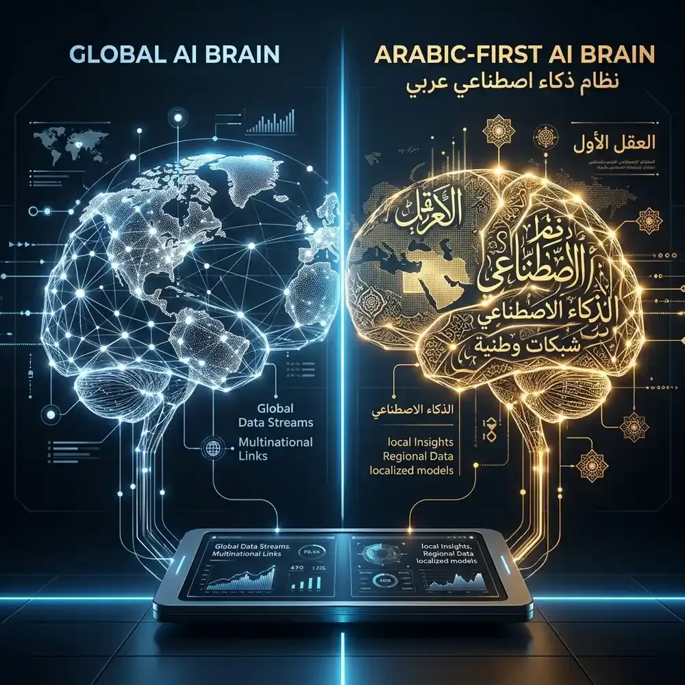 Arabic Vs Global Ai - حلول الذكاء الاصطناعي المبتكرة من AI Profit Lab لتطوير أعمالك.