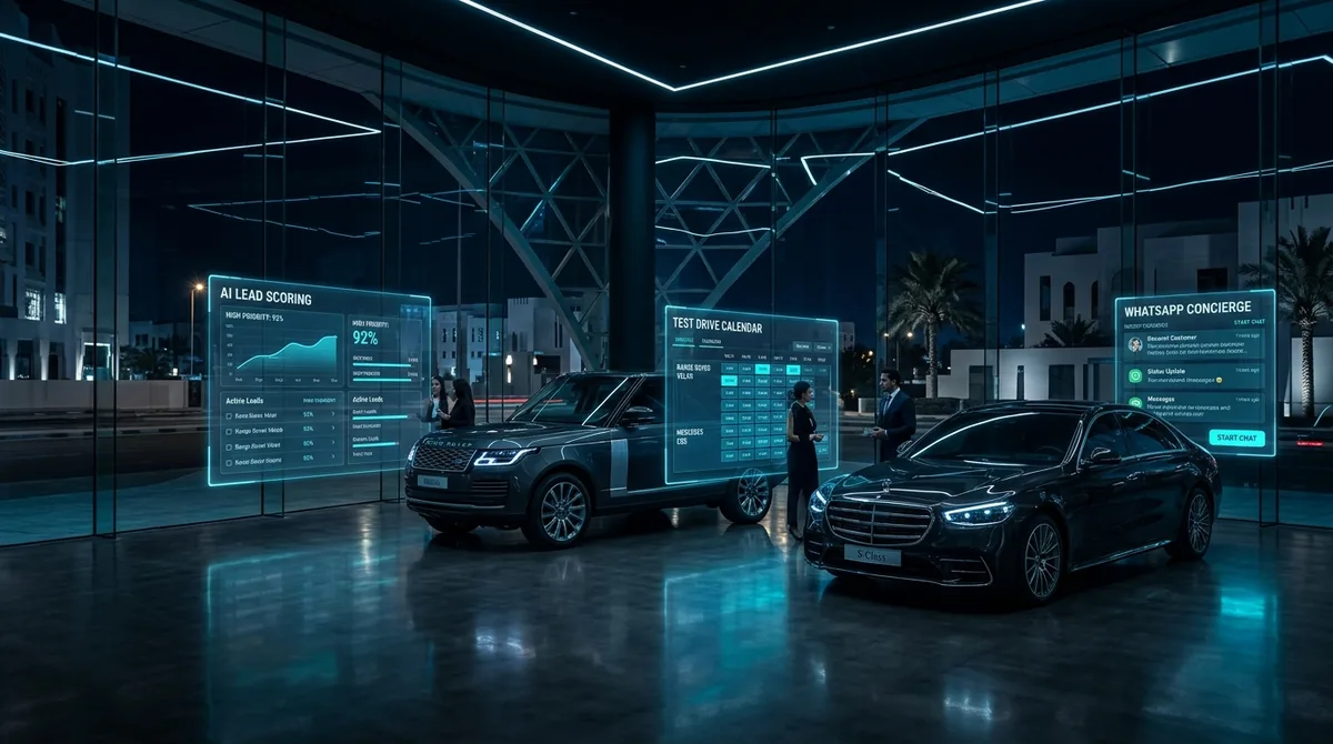 Transforming Auto Dealerships in Oman with AI Lead Scoring and WhatsApp Test Drives