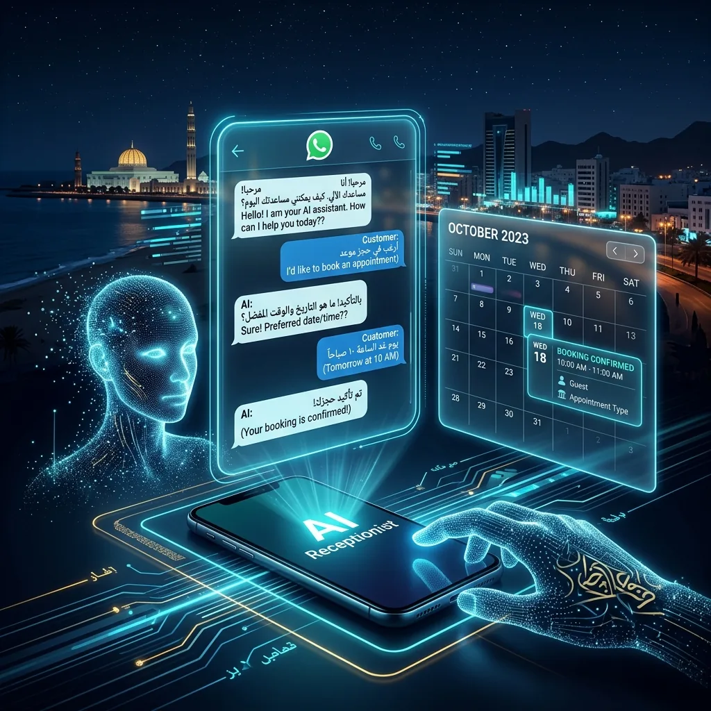 How to Automate Customer Bookings in Muscat Using AI WhatsApp Receptionists