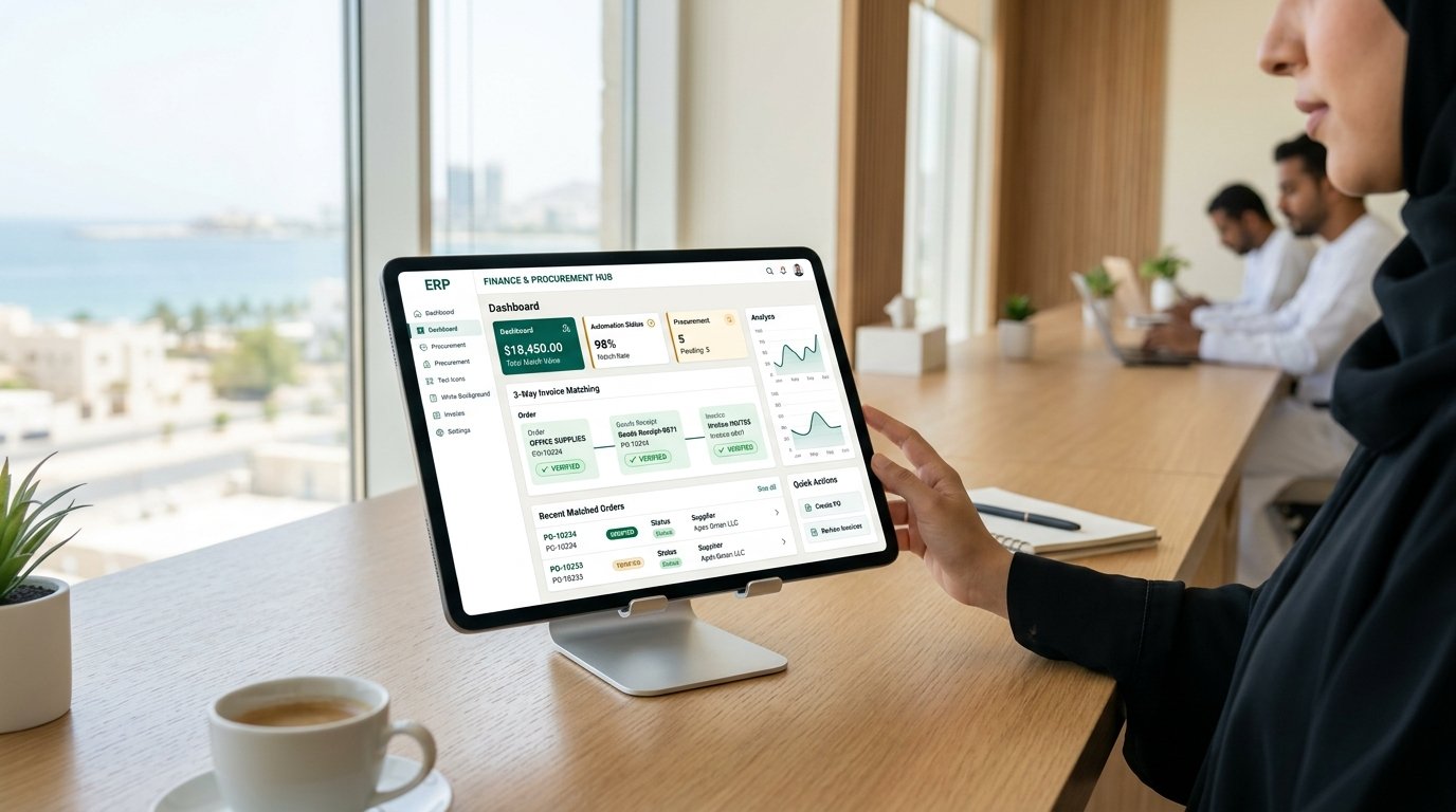 Automating Invoice Processing and Procurement Matching in Omani ERP Systems
