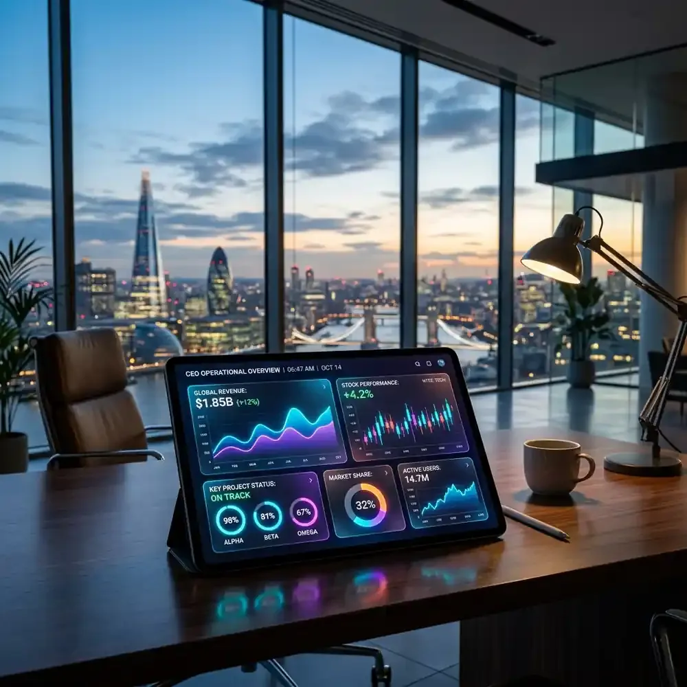 Ceo Dashboard Story 1774720867978 - حلول الذكاء الاصطناعي المبتكرة من AI Profit Lab لتطوير أعمالك.