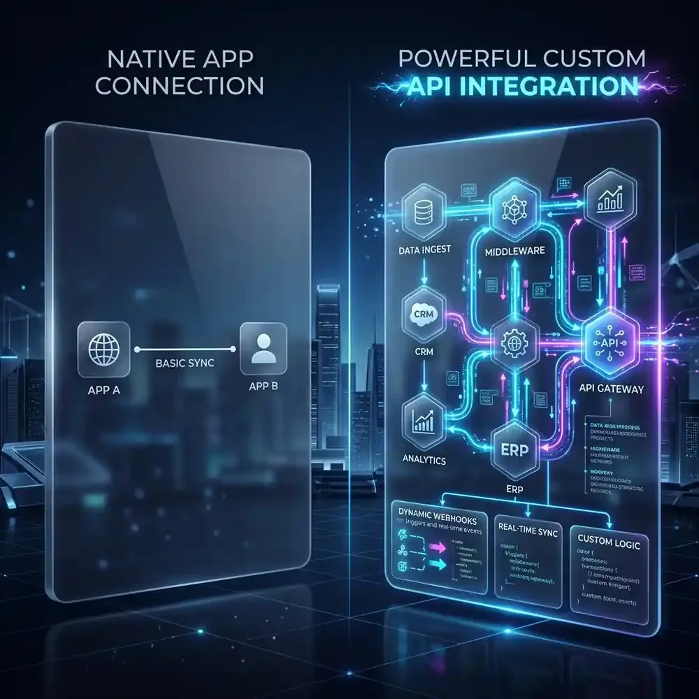 Custom Api Vs Native - حلول الذكاء الاصطناعي المبتكرة من AI Profit Lab لتطوير أعمالك.