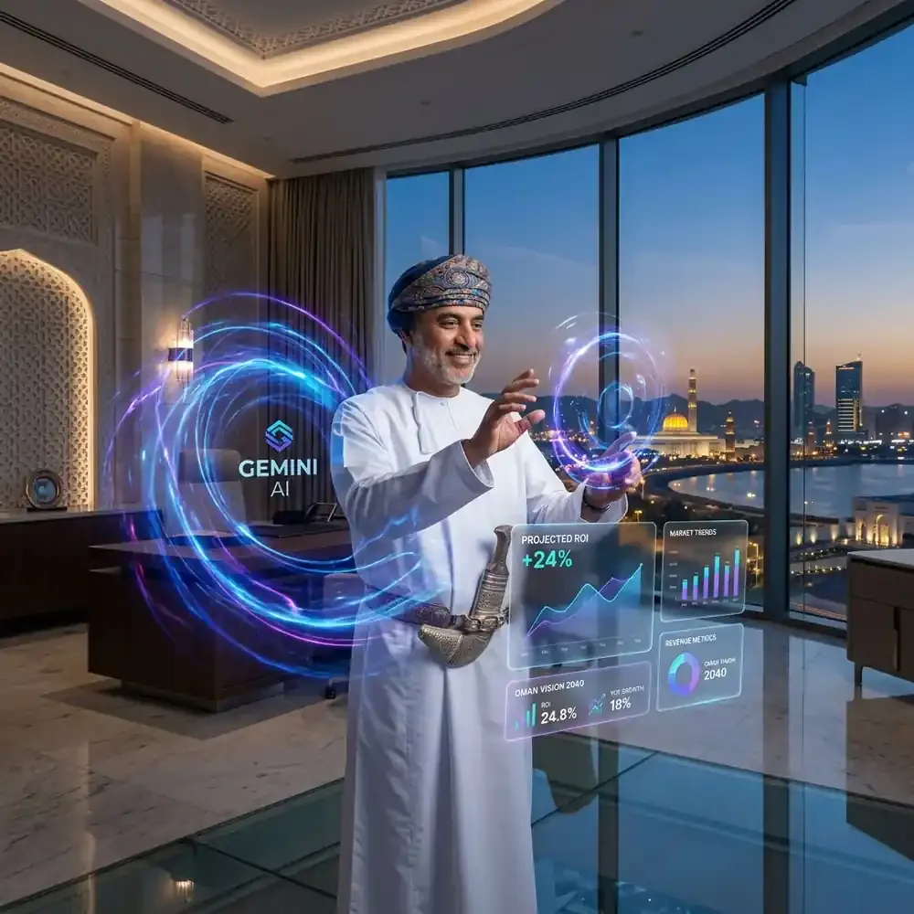 Gemini Ai Business Oman - حلول الذكاء الاصطناعي المبتكرة من AI Profit Lab لتطوير أعمالك.