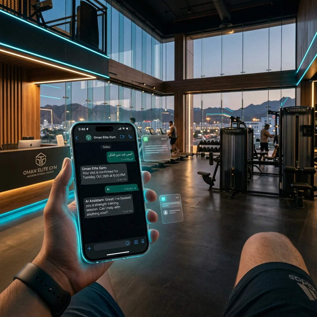 muscat_gym_whatsapp_ai_case_study - حلول الذكاء الاصطناعي المبتكرة من AI Profit Lab لتطوير أعمالك.