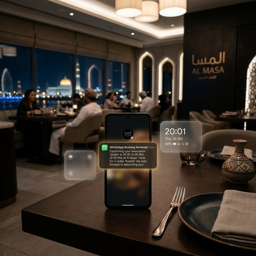 muscat_restaurant_whatsapp_booking - Empowering AI Solutions by AI Profit Lab to scale your business operations.