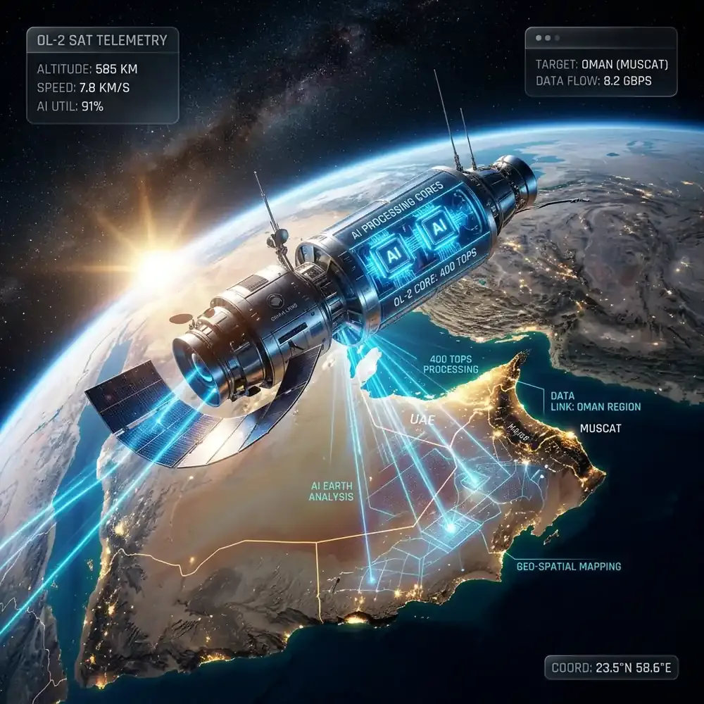 Oman Lens Ol2 Satellite Hero - حلول الذكاء الاصطناعي المبتكرة من AI Profit Lab لتطوير أعمالك.