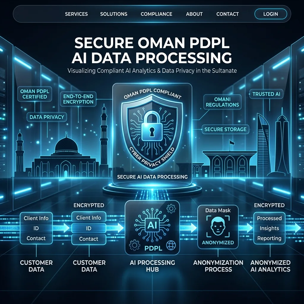 How to Process Customer Data in Oman Using AI Without Violating PDPL Laws