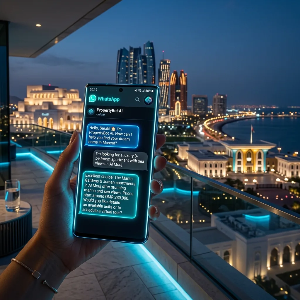 WhatsApp AI for Real Estate Agents in Oman: How to Never Miss a Property Inquiry Again [2026 Guide]